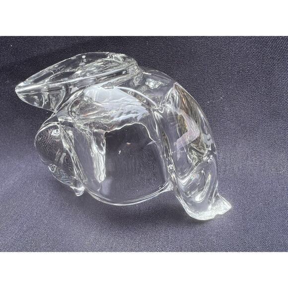 Vintage AVON Clear Glass Squirrel Votive/Candle Holder - Picture 8 of 9
